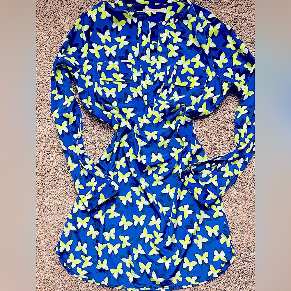 Gap floral spring dress. Size xs. Spring dress. Long sleeve.